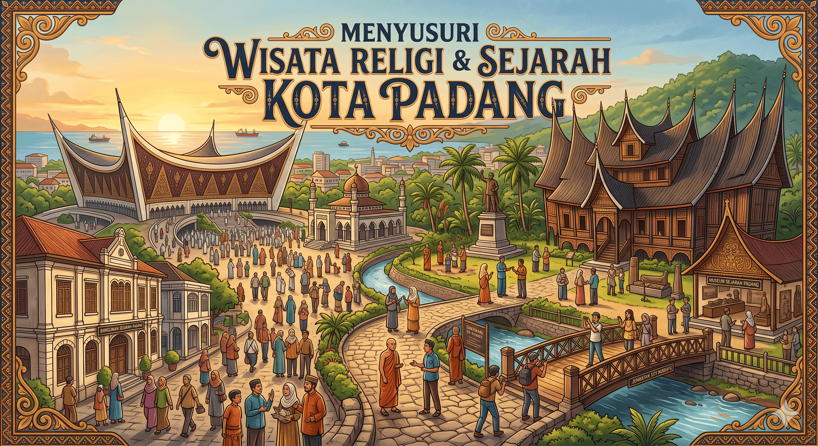 Menyusuri Wisata Religi & Sejarah Kota Padang
